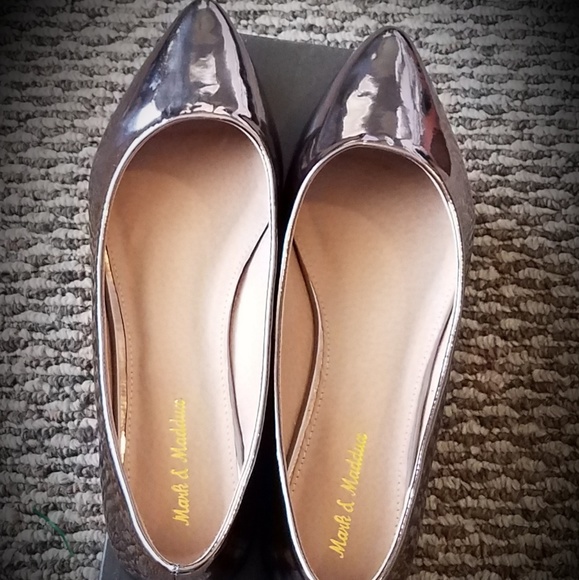Mack&Maddux new pewter flats - Picture 1 of 2